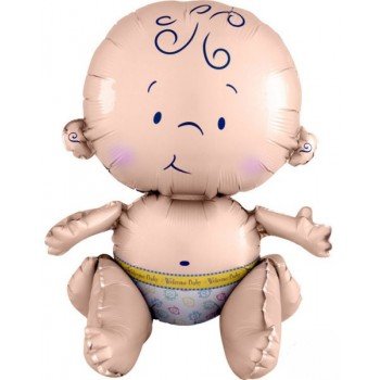 Baby ülő fólia lufi 38 cm Baby ülő fólia lufi 38 cm