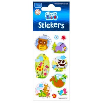 Baby Zoo matrica ezüst díszítéssel Baby Zoo matrica ezüst díszítéssel