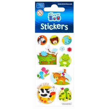 Baby Zoo matrica ezüst díszítéssel Baby Zoo matrica ezüst díszítéssel