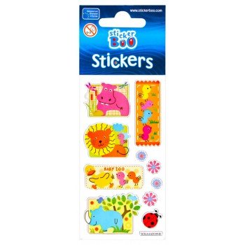 Baby Zoo matrica ezüst díszítéssel Baby Zoo matrica ezüst díszítéssel