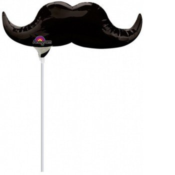 Mustache, Bajusz Mini Fólia lufi Mustache, Bajusz Mini Fólia lufi
