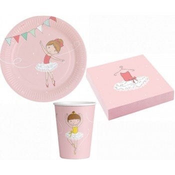 Little Dancer party szett 36 db-os 23 cm-es tányérral Little Dancer party szett 36 db-os 23 cm-es tányérral