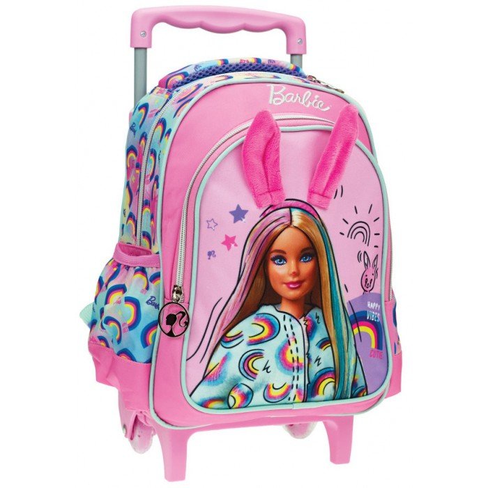 Barbie Cutie gurulós ovis hátizsák, táska 30 cm