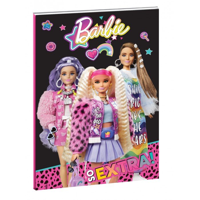 Barbie Extra B/5 vonalas füzet 40 lapos