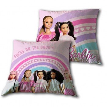 Barbie Focus párna, díszpárna 40x40 cm Barbie Focus párna, díszpárna 40x40 cm