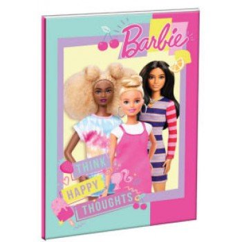 Barbie Happy Thoughts B/5 vonalas füzet 40 lapos Barbie Happy Thoughts B/5 vonalas füzet 40 lapos