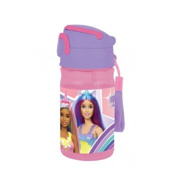 Barbie műanyag kulacs akasztóval 350 ml Barbie műanyag kulacs akasztóval 350 ml