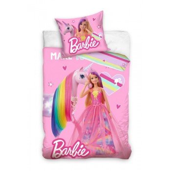 Barbie Princess ágyneműhuzat 140×200cm, 70×90 cm Barbie Princess ágyneműhuzat 140×200cm, 70×90 cm
