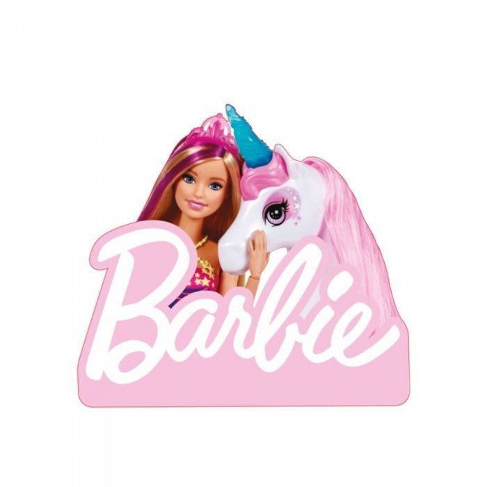 Barbie Unicorn formapárna, díszpárna 40 cm