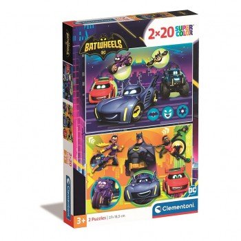 Batman Batwheels 2x20 db-os puzzle Clementoni Batman Batwheels 2x20 db-os puzzle Clementoni