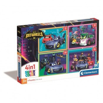 Batman Batwheels 4 az 1-ben puzzle Clementoni Batman Batwheels 4 az 1-ben puzzle Clementoni