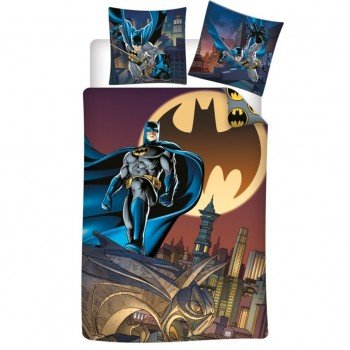 Batman Gotham City ágyneműhuzat 140×200cm, 65x65 cm Batman Gotham City ágyneműhuzat 140×200cm, 65x65 cm