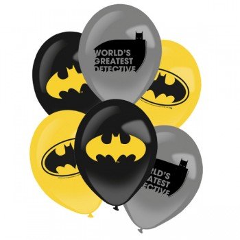 Batman léggömb, lufi 6 db-os 11 inch (27,5 cm) Batman léggömb, lufi 6 db-os 11 inch (27,5 cm)