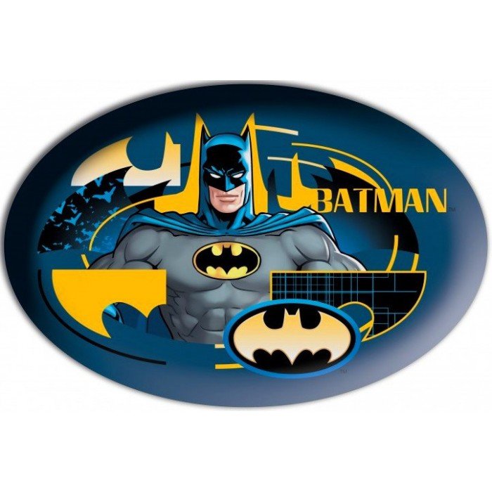 Batman Logo formapárna, díszpárna 27x40 cm