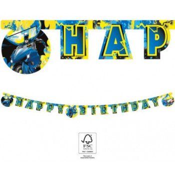 Batman Rogue Rage Happy Birthday felirat FSC 2 m Batman Rogue Rage Happy Birthday felirat FSC 2 m