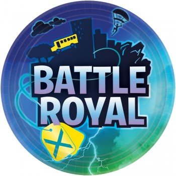 Battle Royal papírtányér 8 db-os 22,8 cm Battle Royal papírtányér 8 db-os 22,8 cm