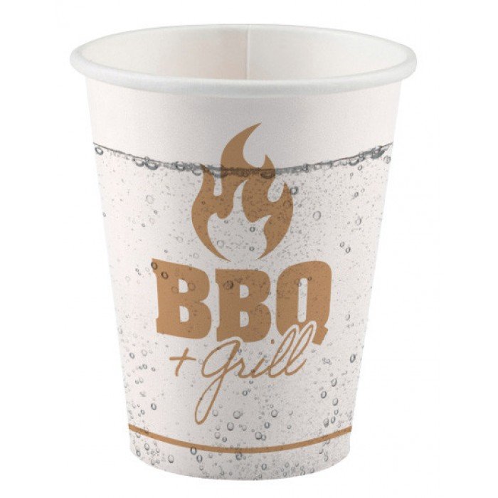 BBQ Grill Party papír pohár 8 db-os 500 ml