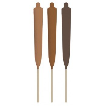 BBQ Party mini viasz fáklya 3 db-os