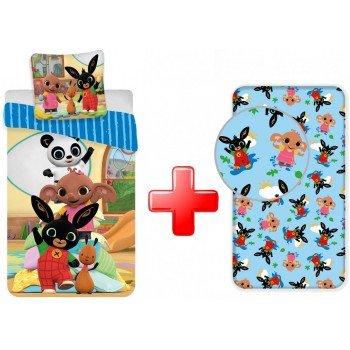 Bing ágyneműhuzat és gumis lepedő szett Bing ágyneműhuzat és gumis lepedő szett