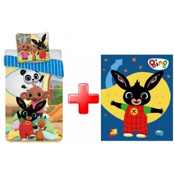 Bing ágyneműhuzat és polár takaró szett Bing ágyneműhuzat és polár takaró szett