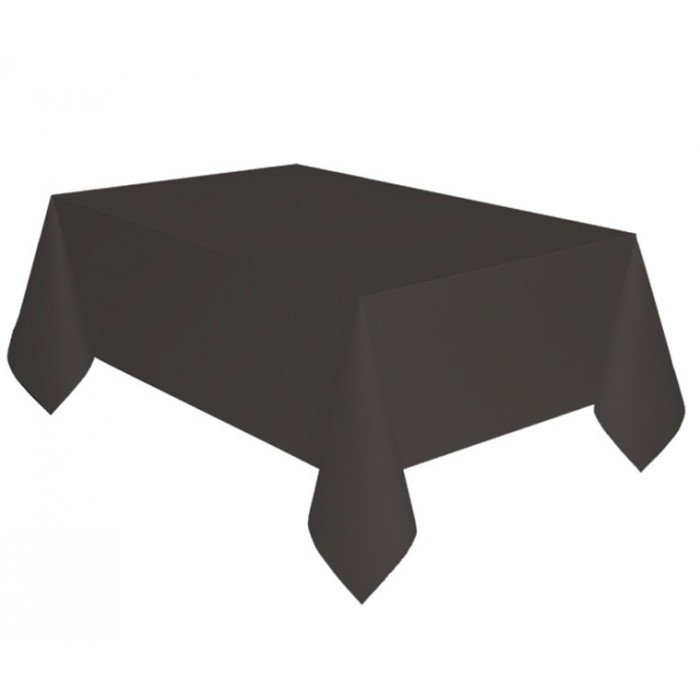 Black, Fekete papír asztalterítő 137x274 cm