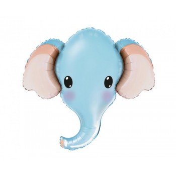 Blue Elephant, Elefánt fólia lufi 99 cm (WP) Blue Elephant, Elefánt fólia lufi 99 cm (WP)