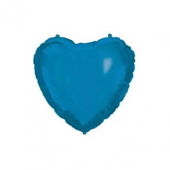 Blue Heart, Kék szív fólia lufi 46 cm Blue Heart, Kék szív fólia lufi 46 cm