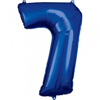 Blue óriás szám fólia lufi 7-es, 88*58 cm Blue óriás szám fólia lufi 7-es, 88*58 cm