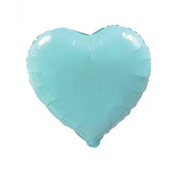 Blue Pastel Heart, Kék szív fólia lufi 46 cm Blue Pastel Heart, Kék szív fólia lufi 46 cm