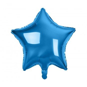 Blue Star, Kék csillag fólia lufi 44 cm Blue Star, Kék csillag fólia lufi 44 cm
