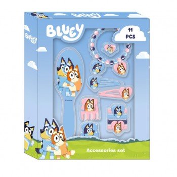 Bluey hajkiegészítő szett 11 db-os Bluey hajkiegészítő szett 11 db-os
