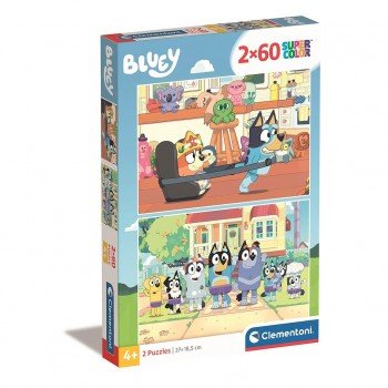 Bluey Imagination 2x60 db-os puzzle Clementoni Bluey Imagination 2x60 db-os puzzle Clementoni