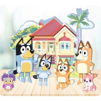 Bluey asztali dekoráció szett 7 db-os Bluey asztali dekoráció szett 7 db-os