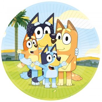 Bluey papírtányér 8 db-os 23 cm Bluey papírtányér 8 db-os 23 cm