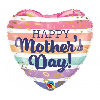 Happy Mother's Day Boho, Boldog Anyák Napját fólia lufi 46 cm Happy Mother's Day Boho, Boldog Anyák Napját fólia lufi 46 cm
