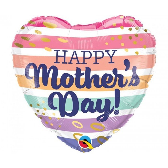 Happy Mother's Day Boho, Boldog Anyák Napját fólia lufi 46 cm