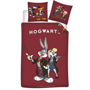 Bolondos Dallamok Hogwarts ágyneműhuzat 140×200cm, 65×65 cm Bolondos Dallamok Hogwarts ágyneműhuzat 140×200cm, 65×65 cm