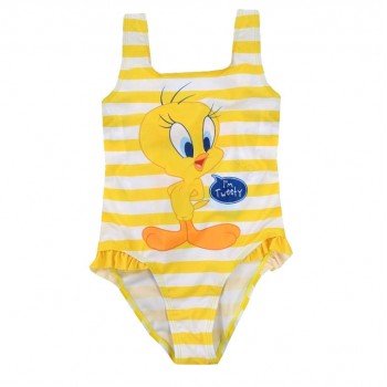 Bolondos Dallamok Tweety gyerek fürdőruha, úszó 116/128 cm Bolondos Dallamok Tweety gyerek fürdőruha, úszó 116/128 cm