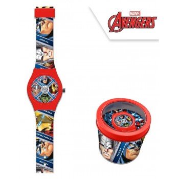 Bosszúállók analóg karóra fém dobozban Bosszúállók analóg karóra fém dobozban