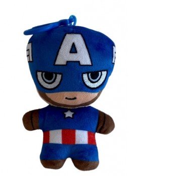 Bosszúállók Captain America 2D plüss figura akasztóval 13 cm Bosszúállók Captain America 2D plüss figura akasztóval 13 cm