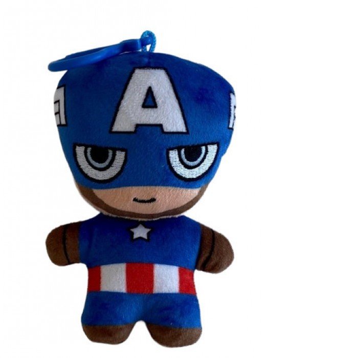 Bosszúállók Captain America 2D plüss figura akasztóval 13 cm