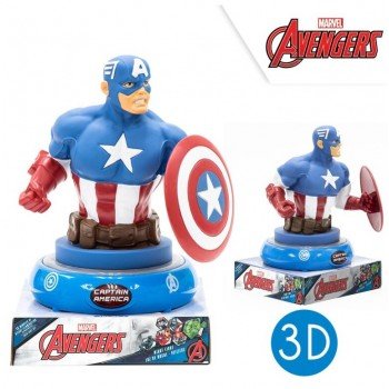 Bosszúállók Éjjeli lámpa, éjszakai fény LED 3D Bosszúállók Éjjeli lámpa, éjszakai fény LED 3D