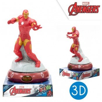 Bosszúállók Éjjeli lámpa, éjszakai fény LED 3D Bosszúállók Éjjeli lámpa, éjszakai fény LED 3D