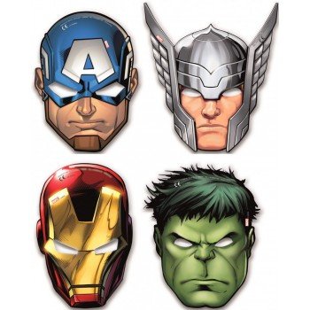 Avengers Infinity Stones, Bosszúállók Maszk, álarc 6 db-os Avengers Infinity Stones, Bosszúállók Maszk, álarc 6 db-os