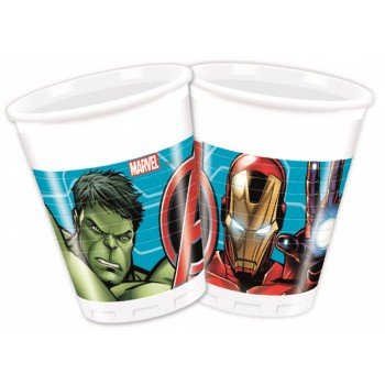 Avengers Infinity Stones, Bosszúállók műanyag pohár 8 db-os 200 ml Avengers Infinity Stones, Bosszúállók műanyag pohár 8 db-os 200 ml