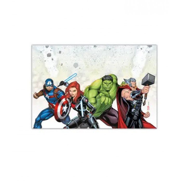 Avengers Infinity Stones, Bosszúállók papír asztalterítő 120x180 cm FSC