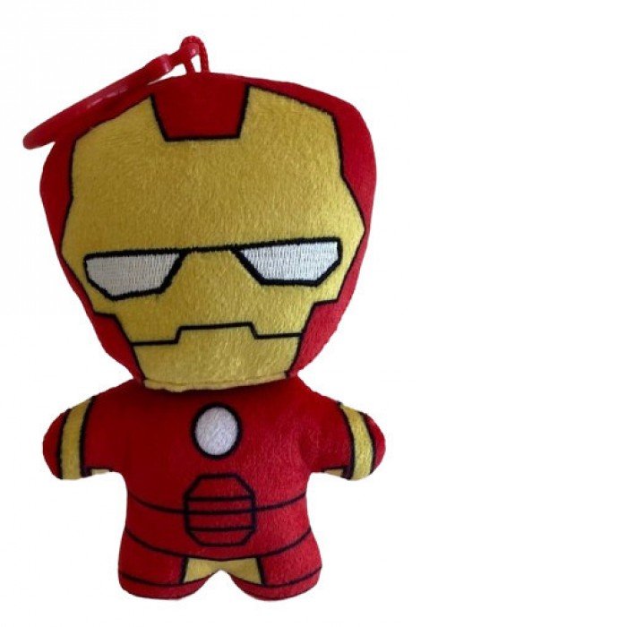 Bosszúállók Iron Man 2D plüss figura akasztóval 13 cm