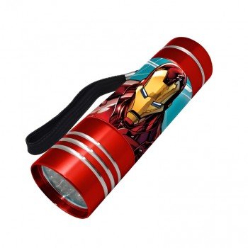 Bosszúallók Iron Man LED elemlámpa 9 cm Bosszúallók Iron Man LED elemlámpa 9 cm