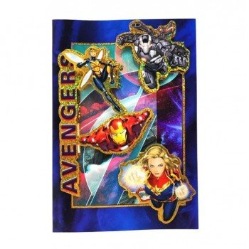Bosszúállók Marvel 3D üdvözlőkártya Bosszúállók Marvel 3D üdvözlőkártya