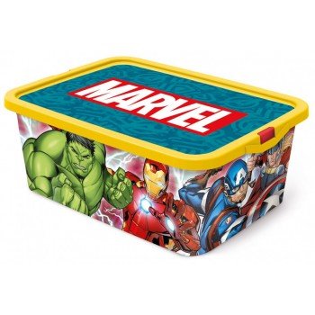 Bosszúállók műanyag tároló doboz 13 L Bosszúállók műanyag tároló doboz 13 L